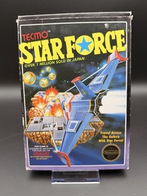 Star Force (Nintendo NES, 1987) - COMPLETE / CIB / BOX / CART / MANUAL