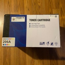 Toner Cartridge 206A 4 Pack CMYK High Page Yield Ink NEW - Open Box