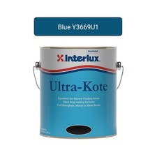 Interlux  Ultra-Kote Hard Antifouling Bottom Paint Blue 1 Gallon Y3669U1