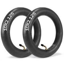 2 Pack 10x2 Replacement Inner Tube with 45  Valve 10x2.125 10X2.125 Inner Tube