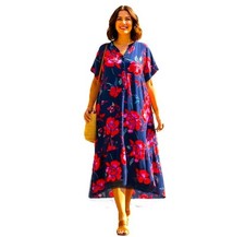 Studio ONE 1 Caftan Long Dress PLUS size 2X women floral  sale NEW