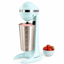Studio 54 Retro Milkshake Maker, Electric Drink Mixer with 17oz Stainless Ste...