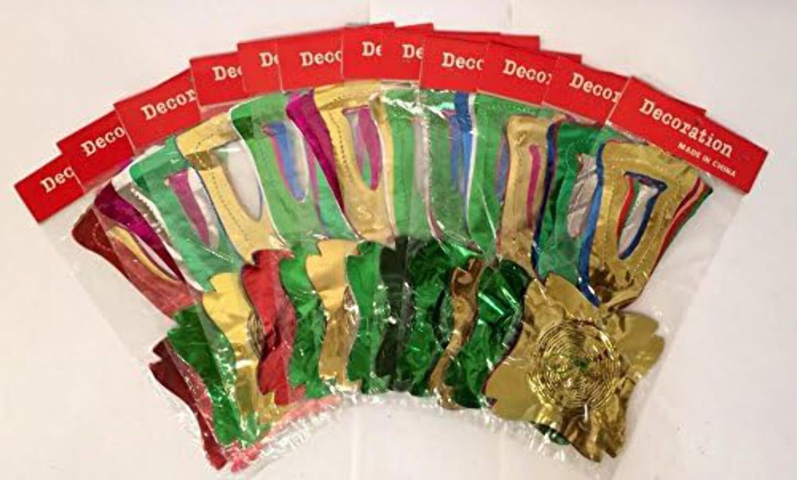 6267 - Asst Color 12pc Metallic Decor - |10-11/ Cub 25|