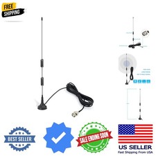 VHF UHF Ham Amateur Radio Police Scanner Antenna Magnetic Base BNC Male Anten...