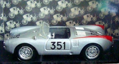 PORSCHE 550RS Spyder Mille Miglia 1954 #351 BRUMM 1:43 R195 NEU