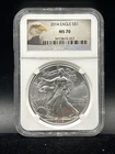 2014 $1 American Silver Eagle NGC MS70 Bald Eagle UNC US Coin B15
