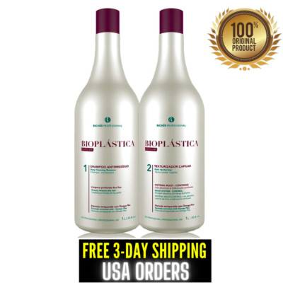 Richee Professional Bioplastica Kit Treatment Brazilian Keratin Blowout 3 Day US