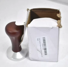 Coffee Tamper Stainless Steel Press Tool Wooden Grip 51mm Home Barista Espresso