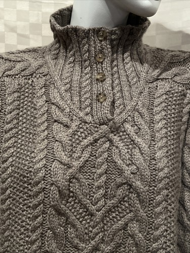 Ralph Lauren 100% Worsted Wool Sweater Hand Knit New - Picture 3 of 4
