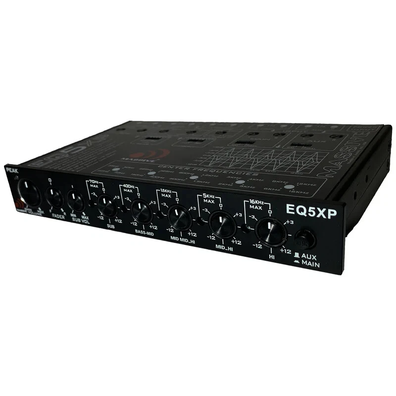 Procesador de señal ecualizador convertidor de salida de línea de 6 canales Massive Audio EQ5XP Foto 3 de 4