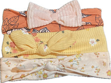 Toddler Girls Headband Bows Lot Of 3