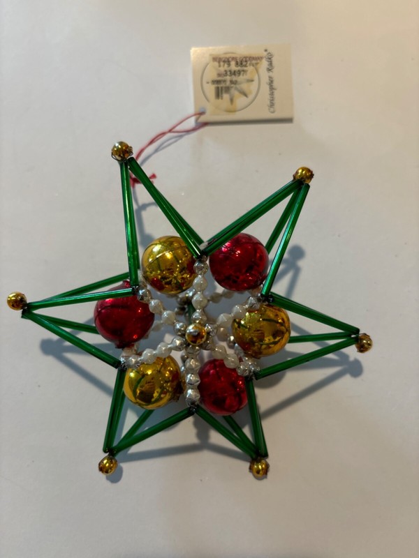 Christopher Radko 1993 Christmas Star Ornament