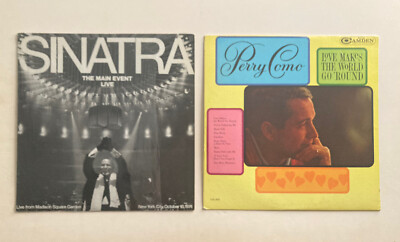 Frank Sinatra & Perry Como Vinyl Lot - 1964, 1974 Music - LP - Vintage Records