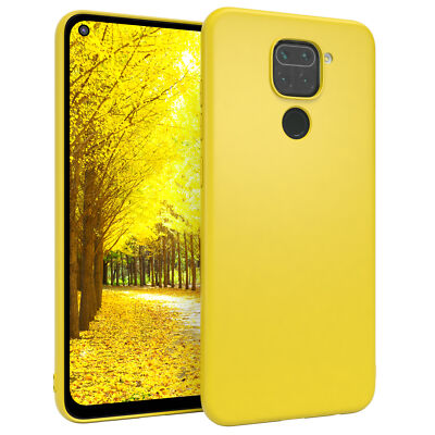 Für Xiaomi Redmi Note 9 / Redmi 10X 4G Schutzhülle TPU Backcover Tasche Gelb