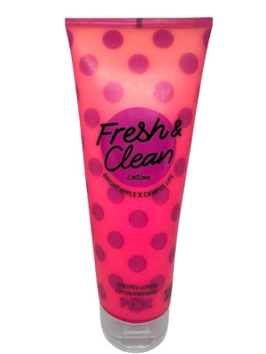 Victorias Secret Fresh & Clean Lotion Bright Apple Campus Life 236ml