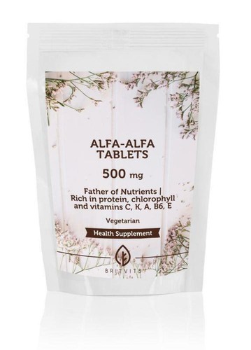 Alfalfa Herb 500 mg tabletas vegetales - Imagen 10 de 12