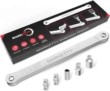 15.35-Inch Offset Extension Wrench Set, 3/8-Inch Square Drive, Ratchet Extension