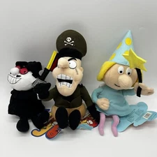 Rocky Bullwinkle & Friends Fairy Boris & Fearless Leader Stuffins Plush Stuffed