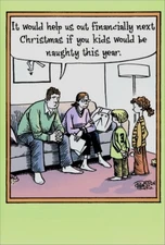 Help Us Out Funny  Humorous Nobleworks Christmas Card
