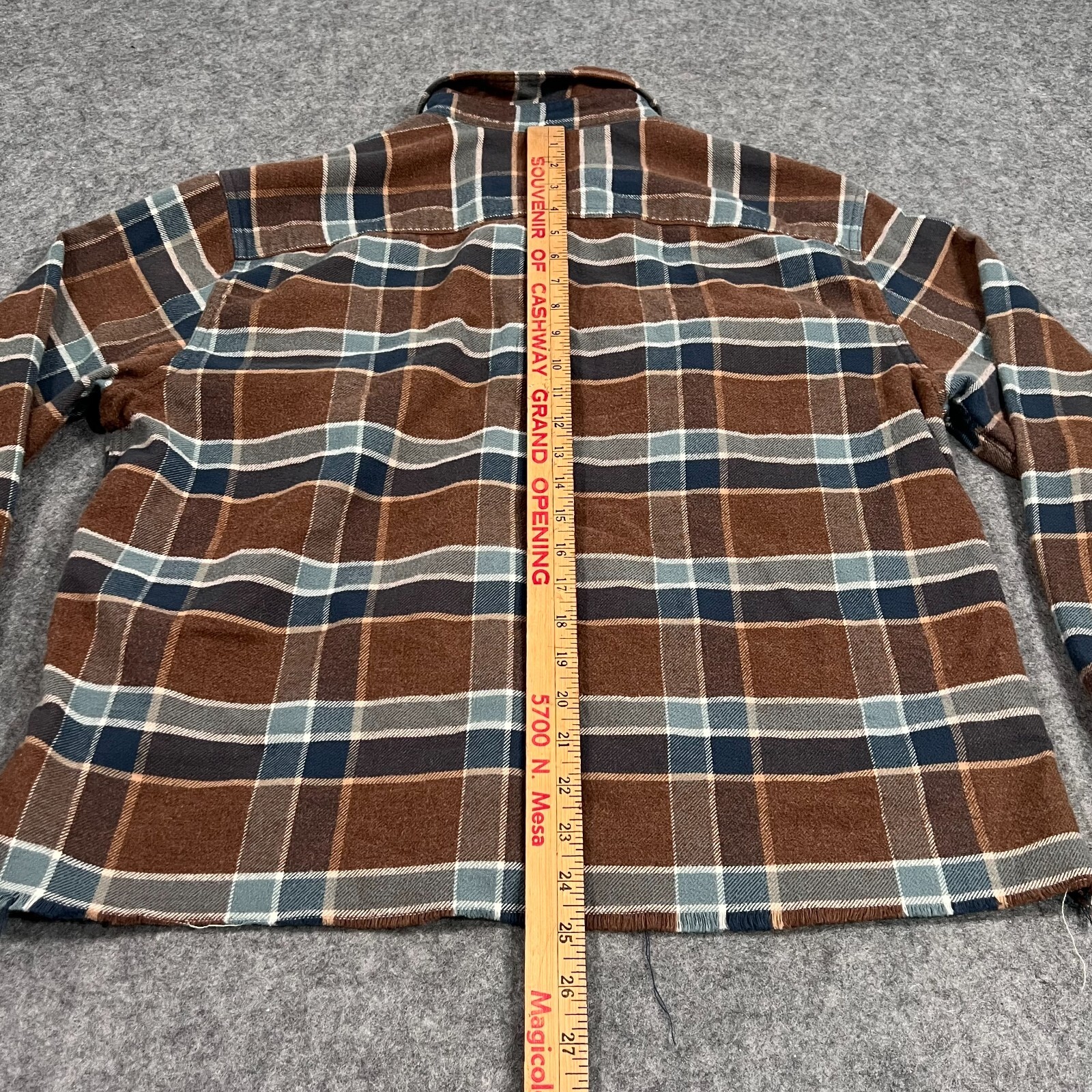 Pendleton Brown Plaid Burnside Doublebrushed Flan… - image 5
