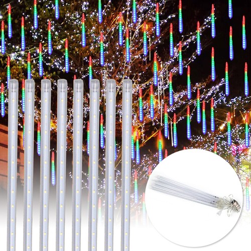 192/288 LED Lights Meteor Shower Rain Tree String Light Garden Party Xmas Decro - Picture 19 of 21