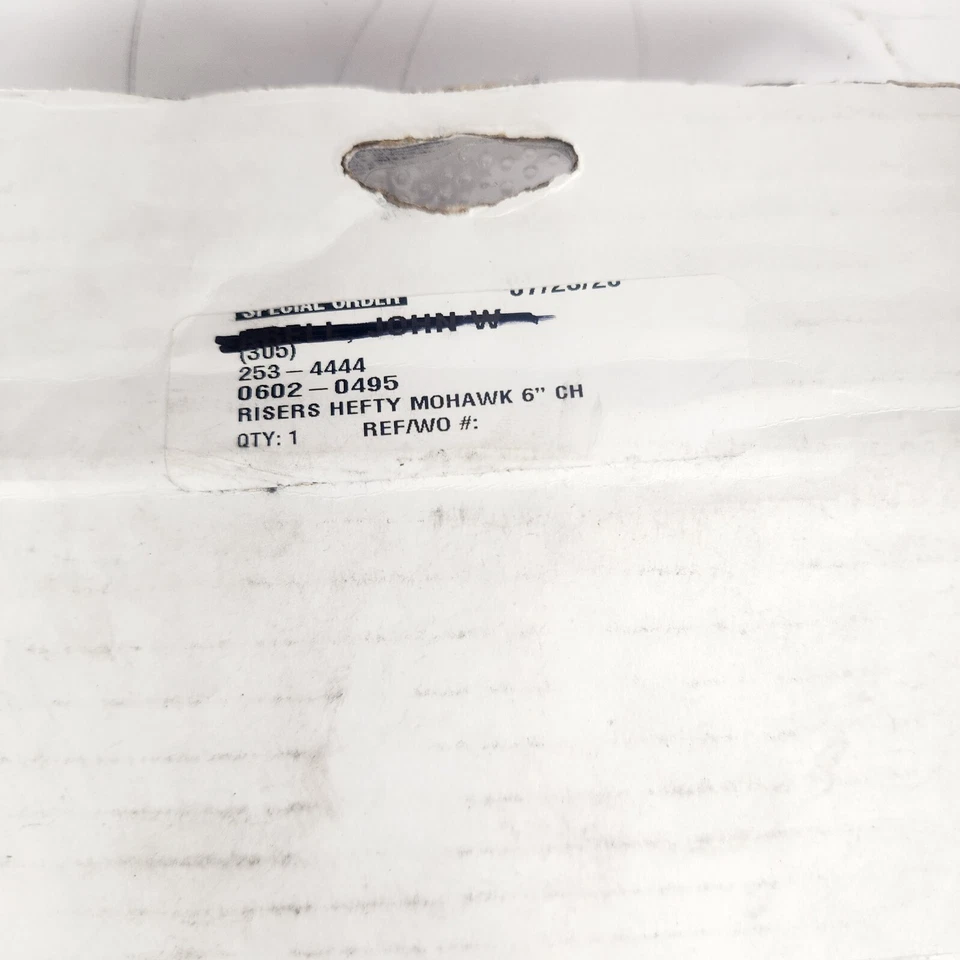 La Choppers | Risers Hefty Mohawk 6" Cromo | LA740406 1/4" - Nuevo Paquete Abierto Foto 4 de 4