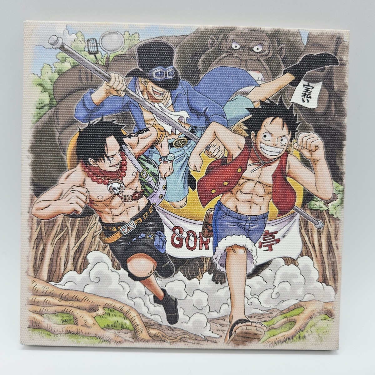 One Piece Canvas Board 20th Anniversary Ichibankuji Prize Luffy
