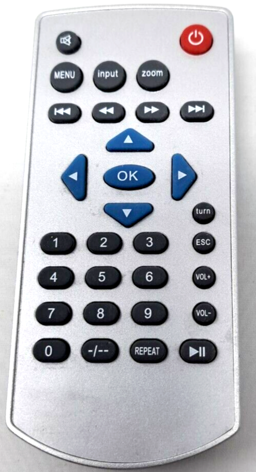 Original  ZSJ-3807 Remote for Mini Projector Lary Intel Home Theater Unbranded-image