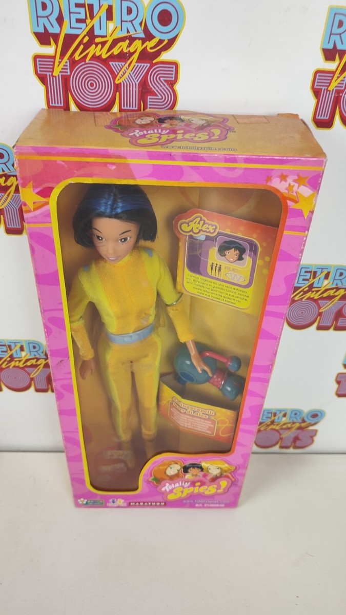ALEX YELLOW SUIT TOTALLY SPIES DOLL FIGURE PLAYWELL MARATHON
