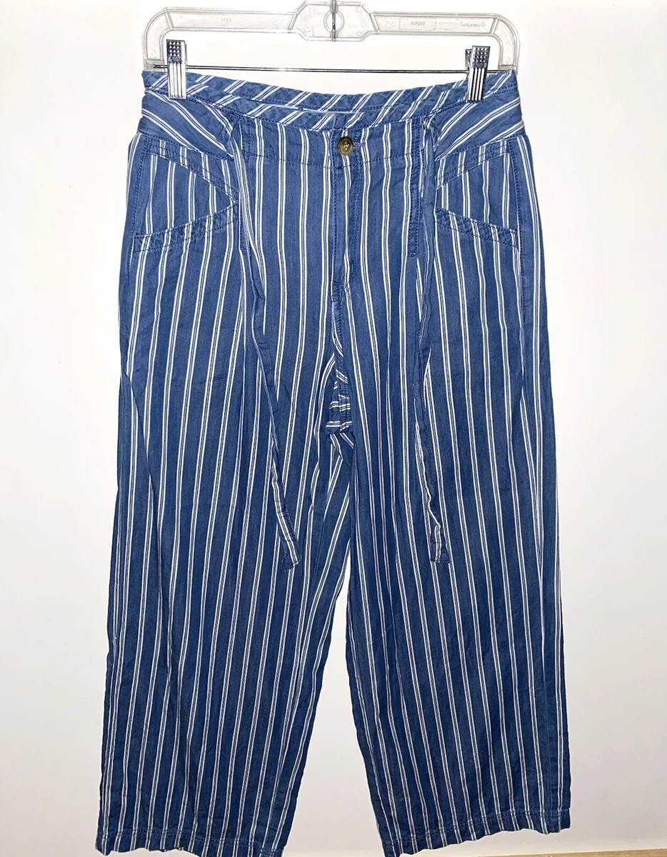 American eagle sales blue striped pants