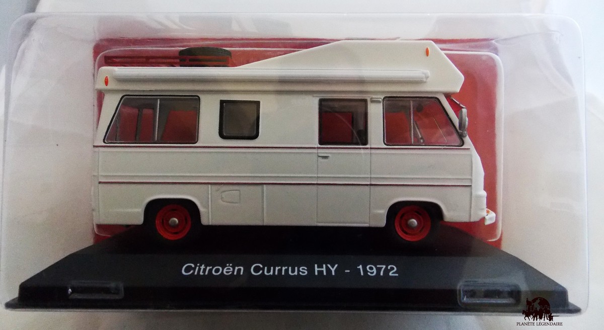 Miniature CITROËN CURRUS HY 1972 Camping-car - Hachette/Ixo 1/43 - Neuf Boîte