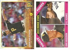 2 DIFFERENT CARD LOT OF JOHN HOLDZKOM 558