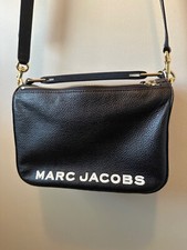 MARC JACOBS The Soft Box 23 Leather Shoulder / Crossbody Bag EUC Black