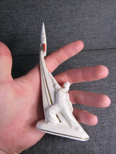 Selten! Eine Porzellanfigur der UdSSR. To space . Gorodnitsa. - Bild 12 von 12