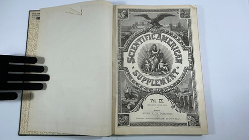 Bound Magazine: Scientific American Supplement: January to June 1880 - Picture 2 of 11