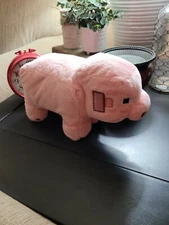 Mojang Minecraft Small Pink Pig Plush Stuffed Animal ...LOOK!!!