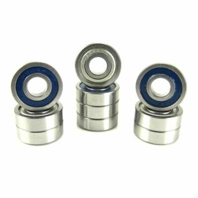 TRB RC 6x12x4mm Ball Bearings (2 Pack) - ABEC 5 Hybrid Seals Blue, For RC Cars & Models - View #5