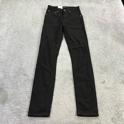 Nudie Jeans Womens 28X30  Hightop Tilde  Black Organic Cotton Stretch 112809