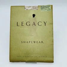 Legacy Shapewear Pantyhose Size D Nude Cool Max High Waist Tummy Control USA
