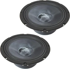 HA-CMB8 Car Stereo Cabron Mid Bass Mid Range 8" Speakers 4 Ohm New