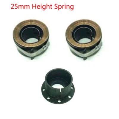 YUSHEN 2x 25mm Millling Machine Spindle Quill Return Spring Clock + 1 Spring Case Hub