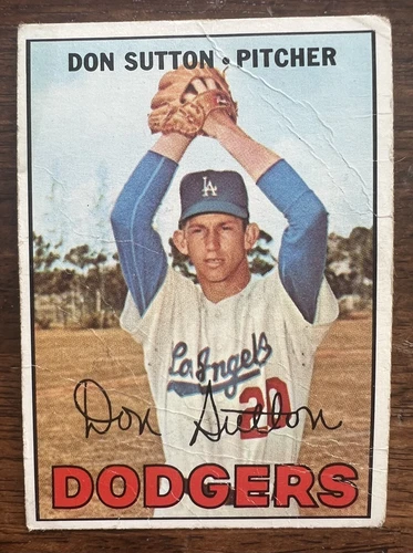 1967 Topps - #445 Don Sutton
