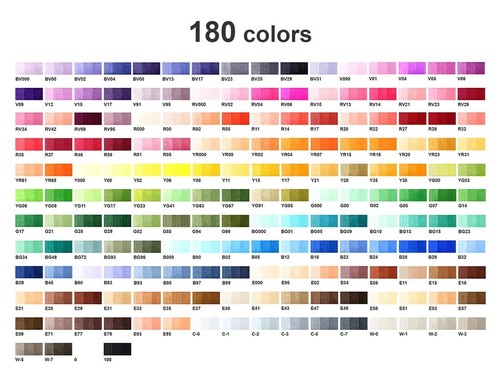 Too COPIC ciao all colors 180 pieces illustration marker marker pen - Picture 5 of 5