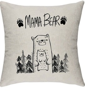 bear throw pillow