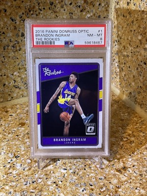 8枚限定 Panini Optic Brandon Ingram PSA 9 2016 Panini Donruss Optic - Brandon Ingram - Rated Rookie