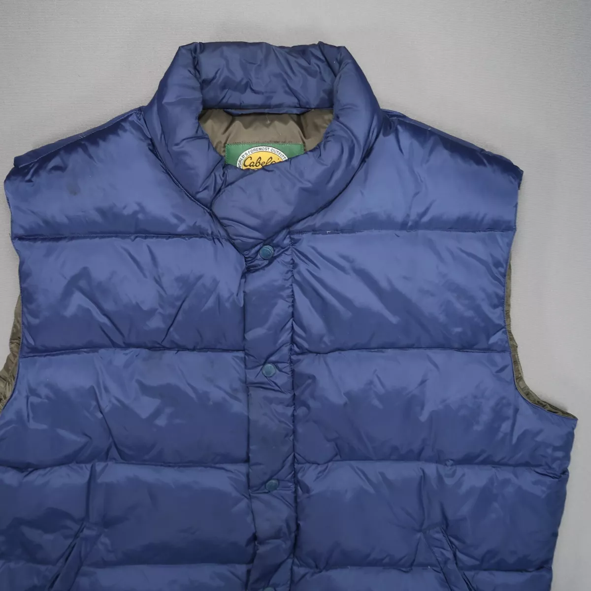 Cabelas down deals vest mens