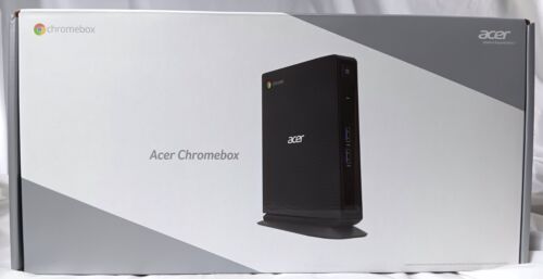 New Acer Chromebox CXI2-4GKM 4GB RAM 16GB SSD Desktop Black Keyboard & Mouse - Picture 1 of 8