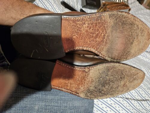 Allen Edmonds braune Lederschuhe 11B - Bild 3 von 7