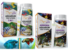 Aquarium Test Strips 7 in 1 / Ammonia Freshwater Marine Water Test Kit