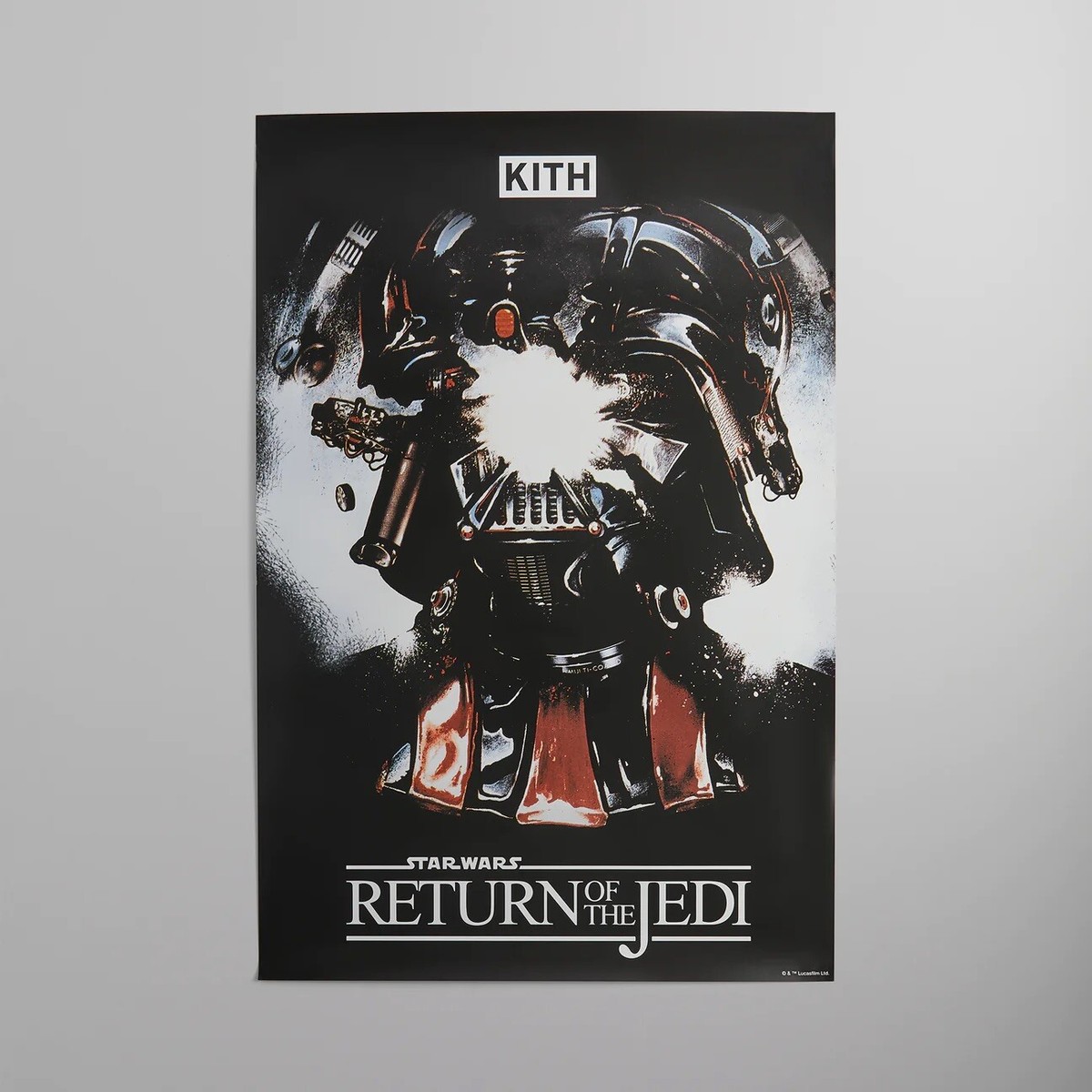 KITH STAR WARS explodingdarthvader ポスター KITH STAR WARS explodingdarthvader ポスター KITH STAR WARS